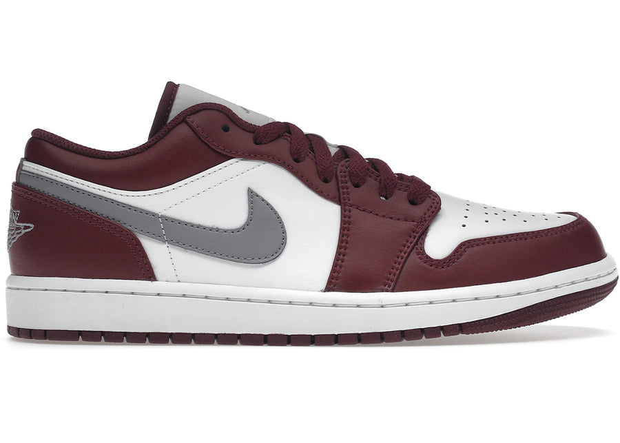 Jordan 1 Low Blanc Bordeaux