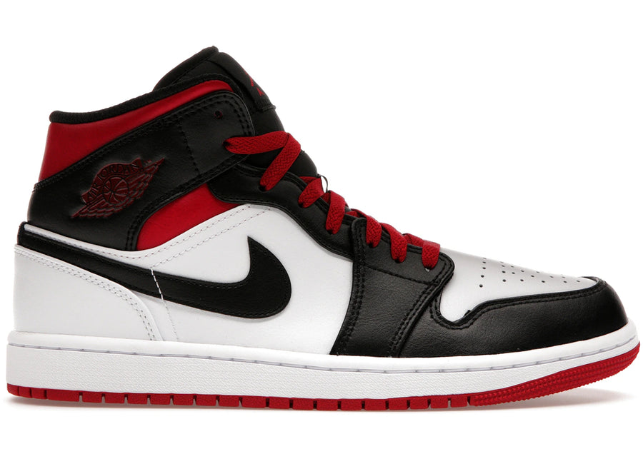 Jordan 1 Mid Gym Rouge Orteil Noir