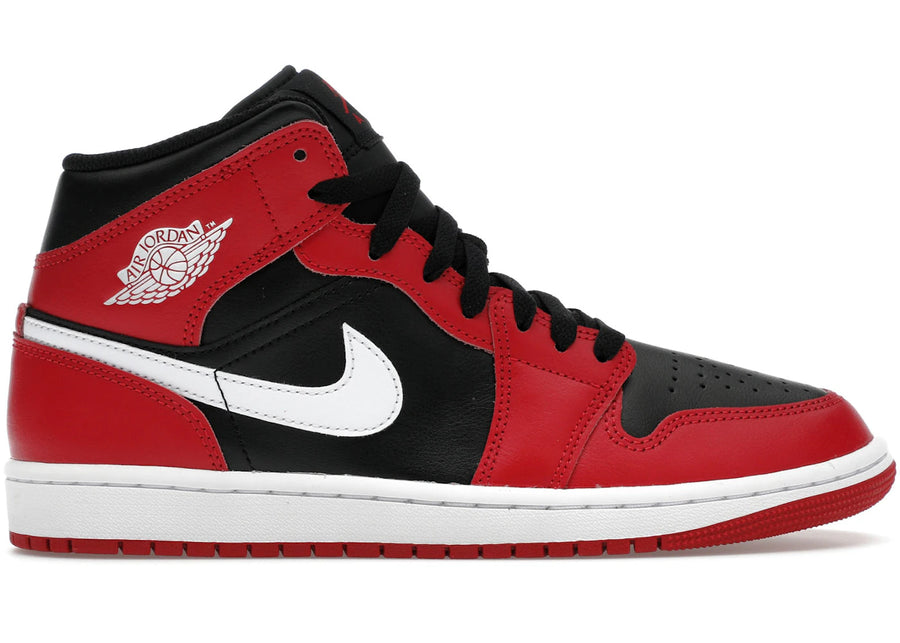Jordan 1 Mid Gym Rouge Noir Blanc (2024)