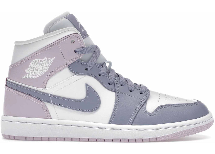 Jordan 1 Mid Indigo Haze Doll Blanc (Femme)