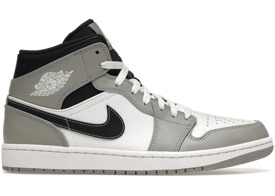 Jordan 1 Mid Gris Fumée Clair Anthracite