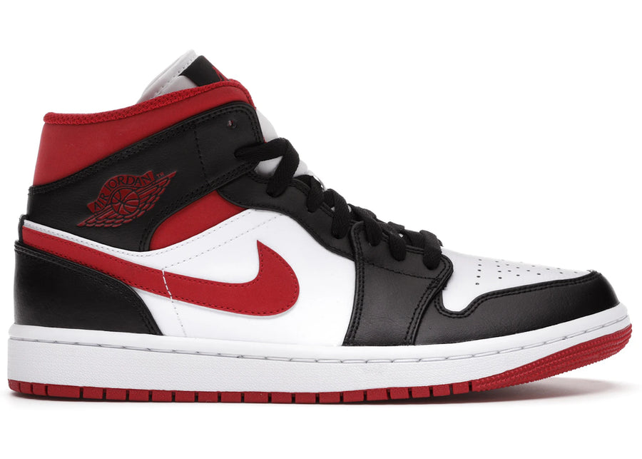 Jordan 1 Mid Gym Rouge Noir Blanc