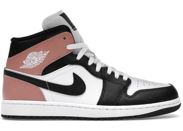Jordan 1 Mid White Rust Pink Black