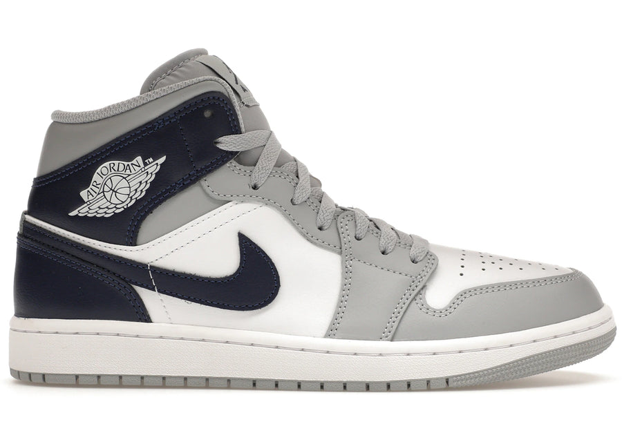 Jordan 1 Mid Wolf Gray Midnight Navy