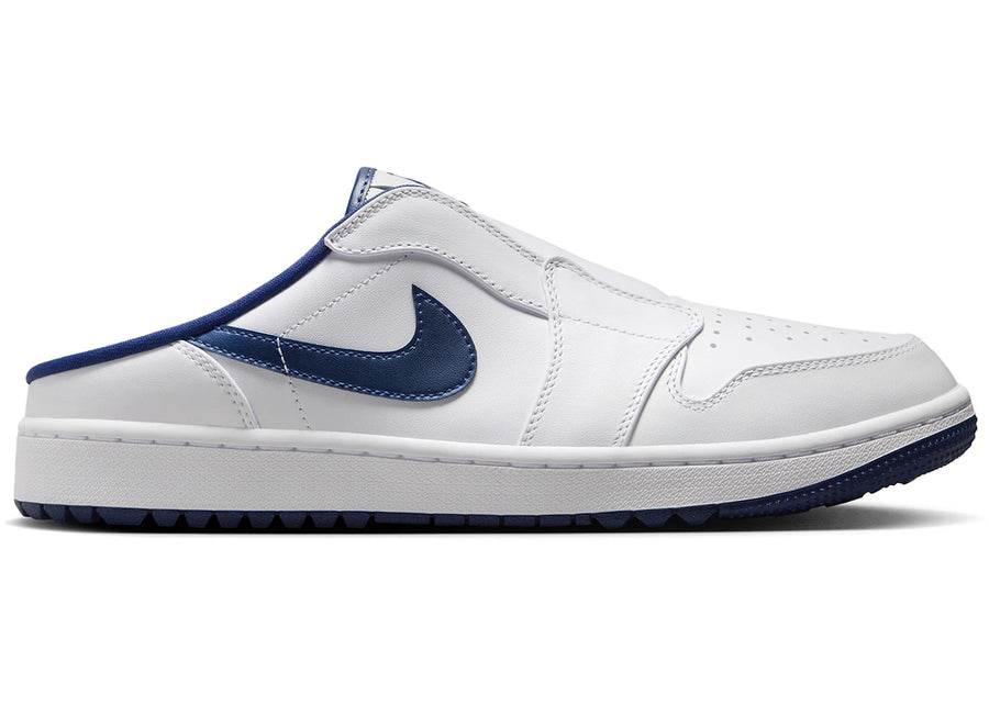 Jordan 1 Mule Golf Blanc Minuit Marine