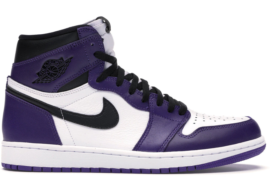 Jordan 1 Retro High Court Violet Blanc