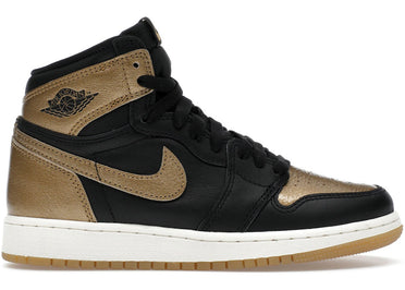 Jordan 1 Retro High OG Black Metallic Gold (GS)