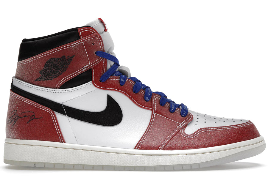 Jordan 1 Retro High Trophy Room Chicago (Amis et Famille) (avec lacets bleus)