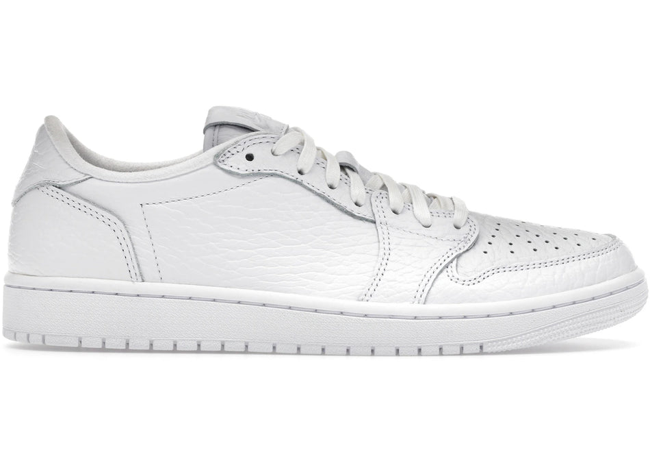 Jordan 1 Retro Low Swooshless Triple White (2025)