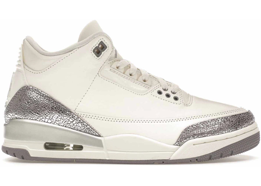 Jordan 3 Retro Sail Gris Ciment (Femme)