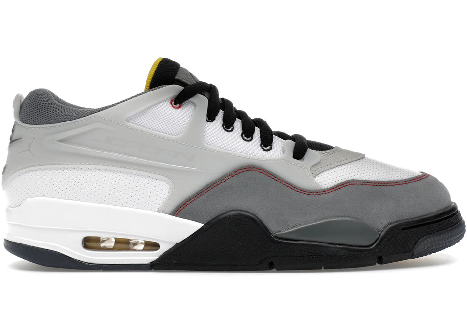 Jordan 4 RM Premium White Black Smoke Grey Fire Red