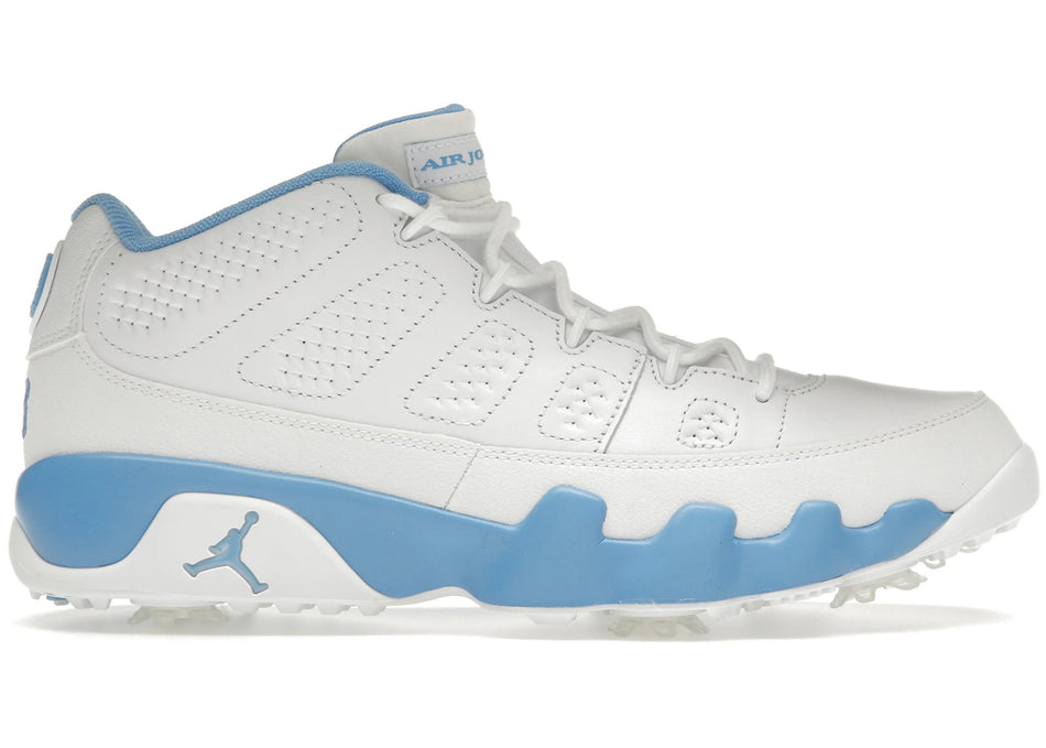 Jordan 9 Retro Low Golf White University Blue