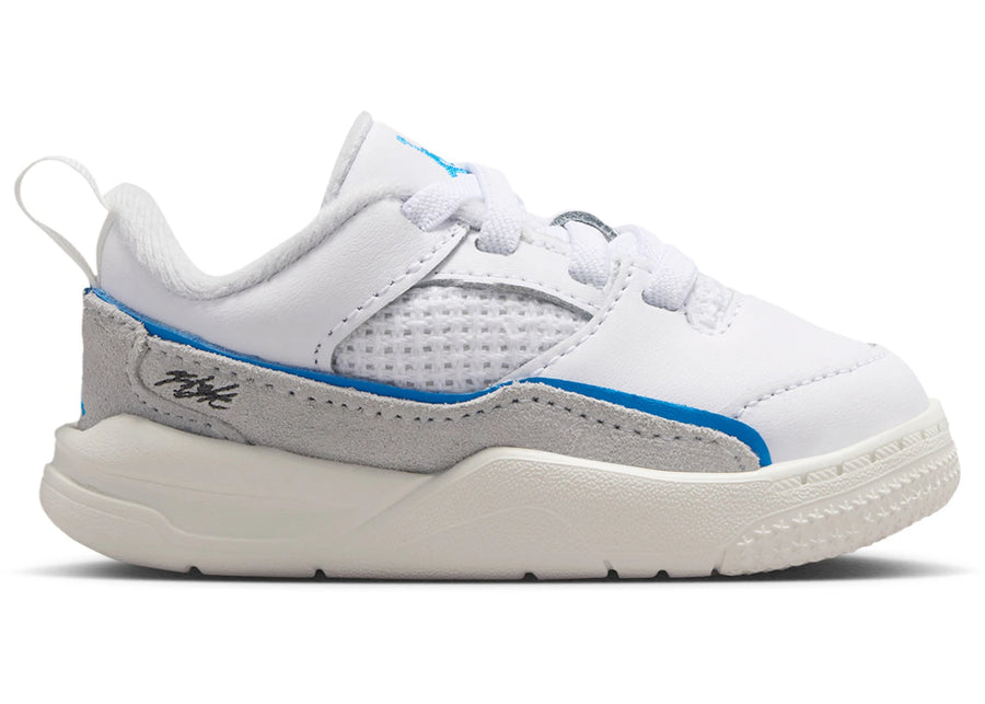 Jordan Flight Court White Photo Blue (TD)