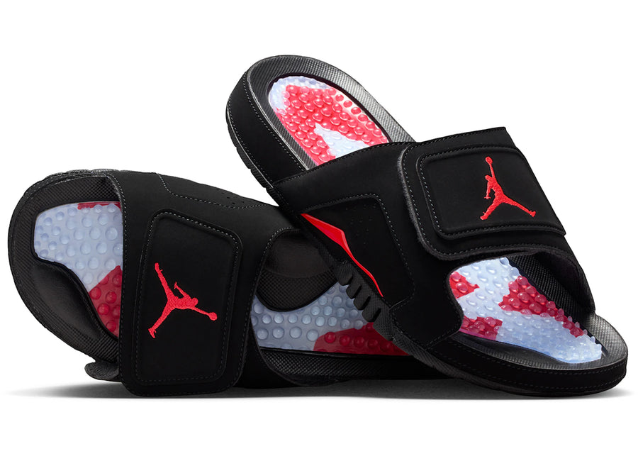 Jordan Hydro 6 Retro Slide Noir Infrarouge