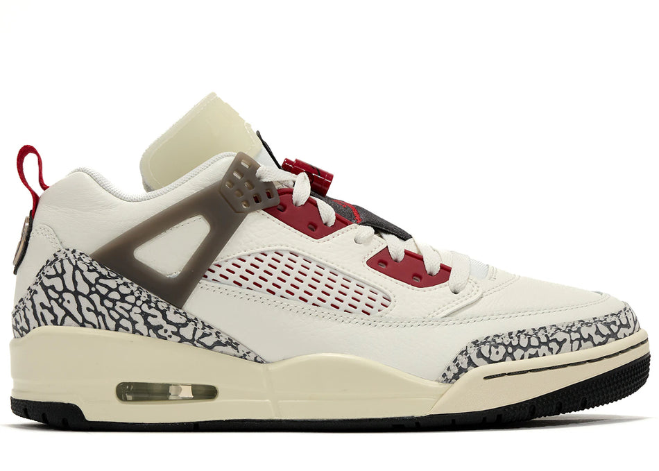 Jordan Spizike Low Sail Anthracite Coconut Milk Varsity Red