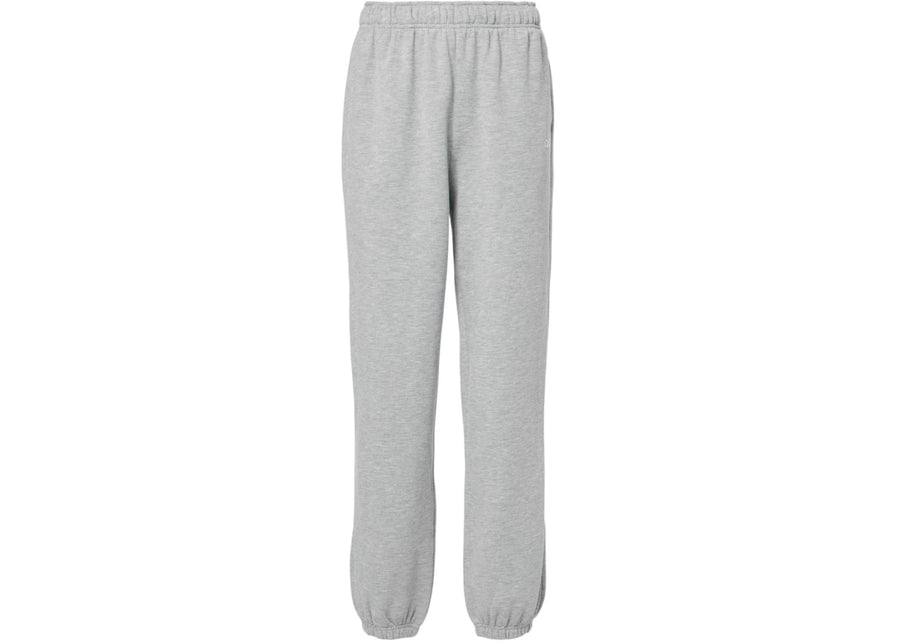 Pantalon de survêtement Alo Yoga Accolade en mélange de coton, gris chiné athlétique