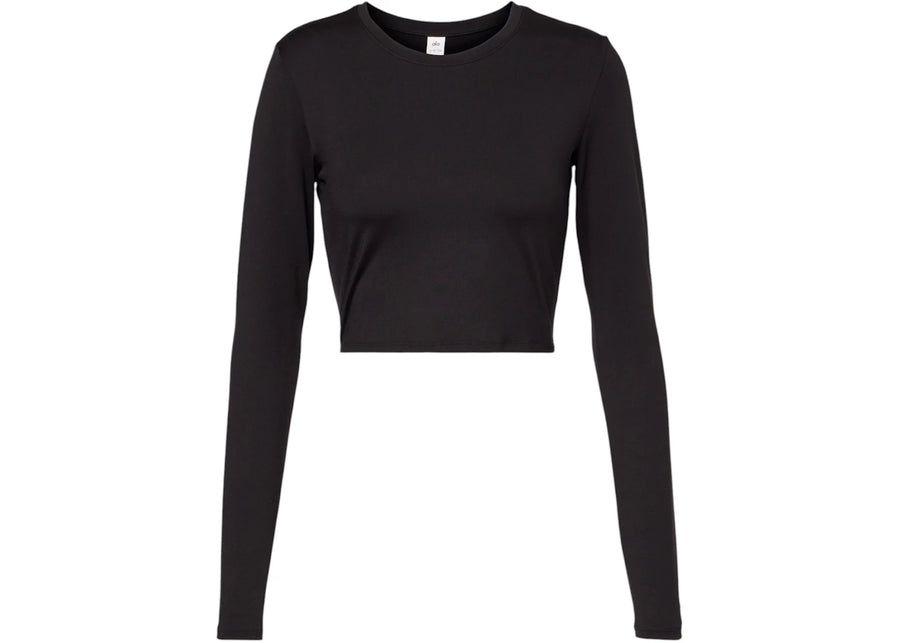 Alo Yoga Alosoft Cropped Technical Top Black