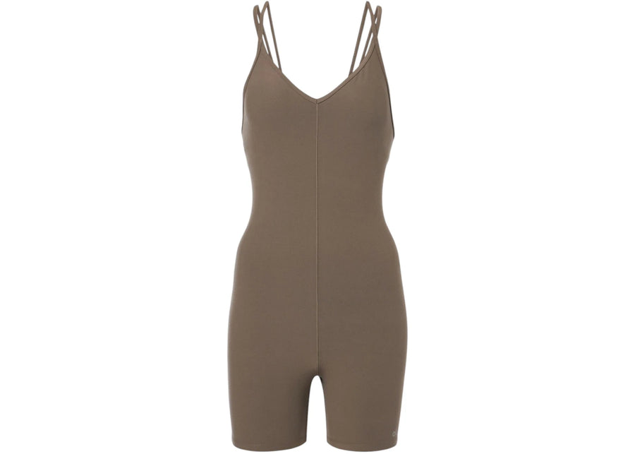Alo Yoga Alosoft Suns Out Bodysuit Olive Tree
