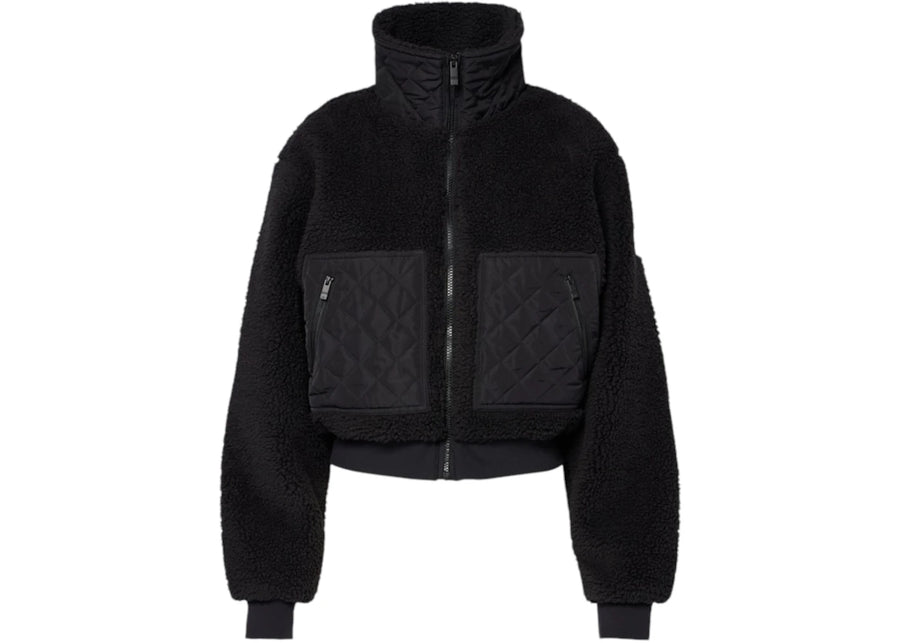 Veste bomber polaire Alo Yoga Edge noire