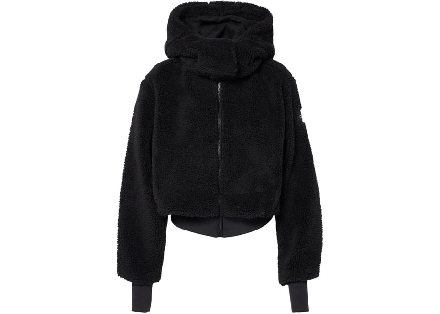 Alo Yoga Foxy Teddy Jacket Black