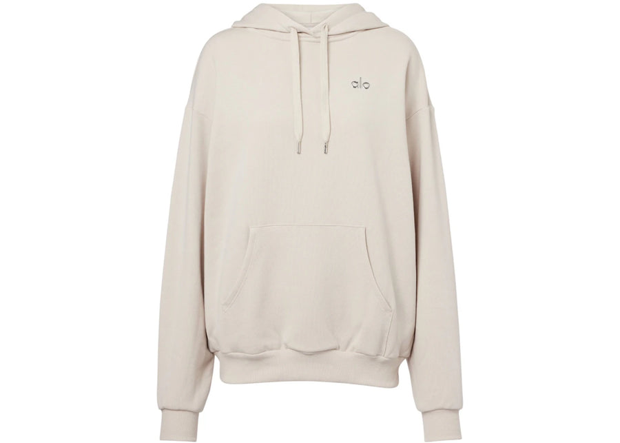 Sweat à capuche Alo Yoga Accolade pour femme, couleur os