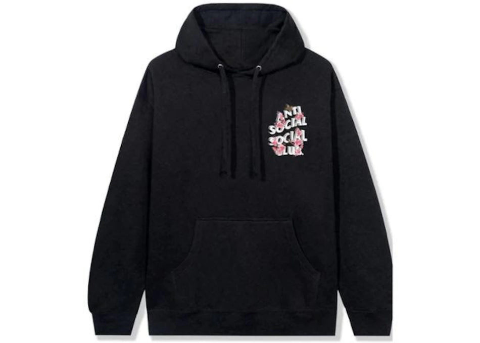 Anti Social Social Club 4k Kkoch Hoodie Black