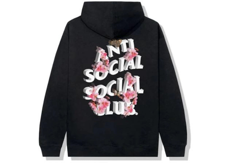 Anti Social Social Club 4k Kkoch Hoodie Black