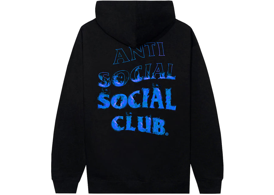 Sweat à capuche Anti Social Social Club A Fire Inside (FW23) Noir