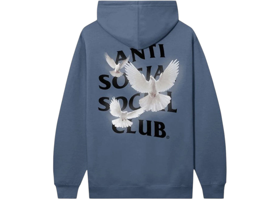 Sweat à capuche Anti Social Social Club Appréciate Life Bleu orage