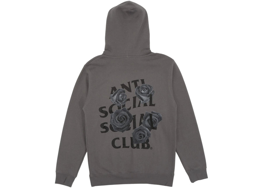 Anti Social Social Club Sweat à capuche noir avec émoji chauve-souris