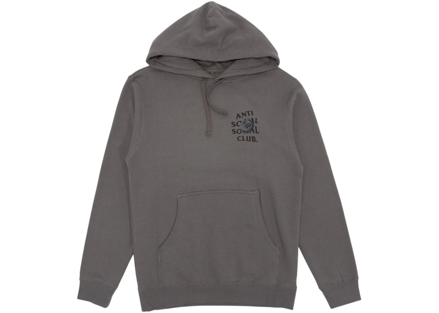 Anti Social Social Club Sweat à capuche noir avec émoji chauve-souris