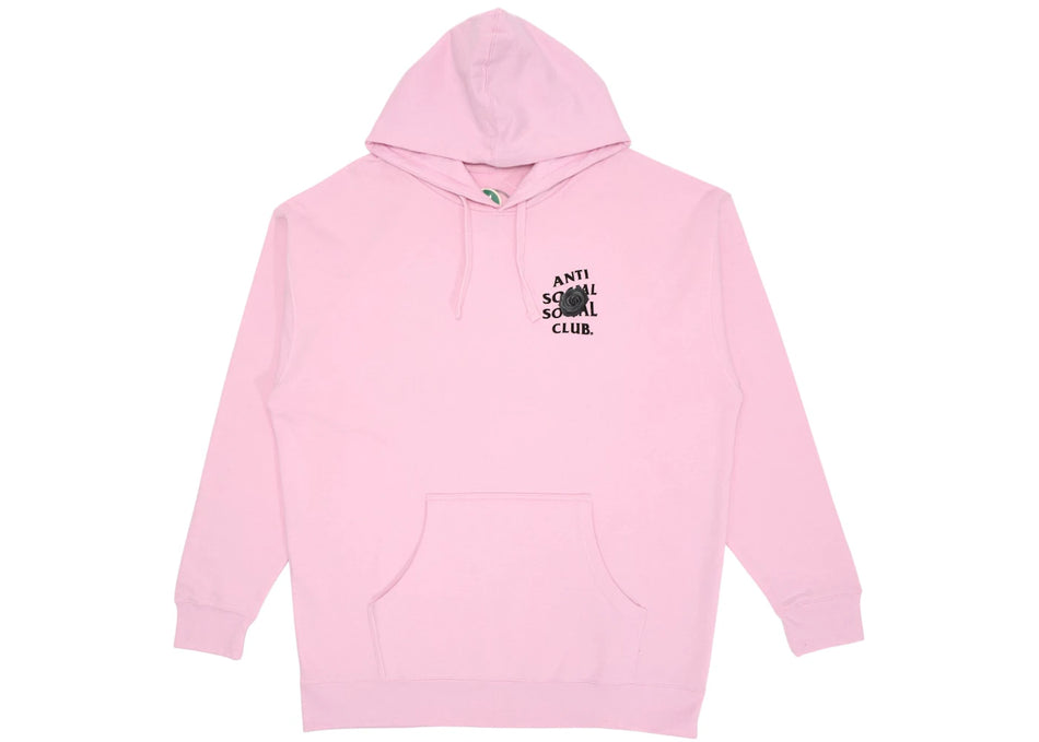 Anti Social Social Club Bat Emoji Hoodie Pink