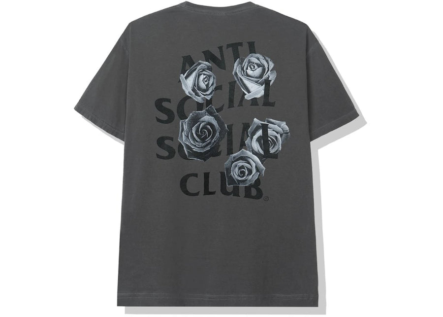 T-shirt noir Anti Social Social Club avec émoji chauve-souris