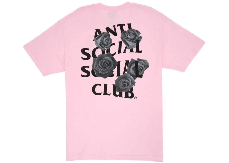 Anti Social Social Club Bat Emoji Tee Pink