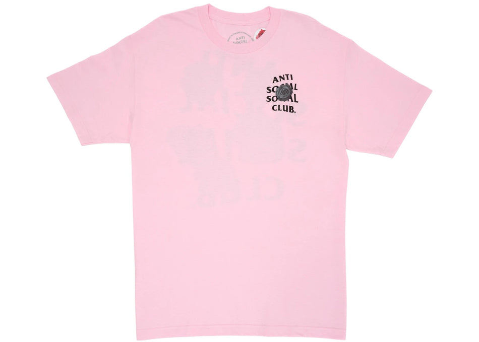 Anti Social Social Club Bat Emoji Tee Pink