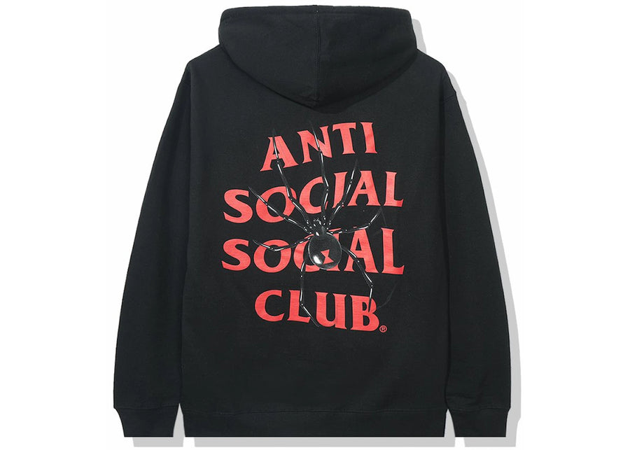 Sweat à capuche noir amer du club social antisocial