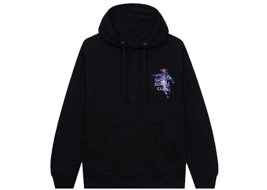 Anti Social Social Club Bolt From The Blue Hoodie Noir