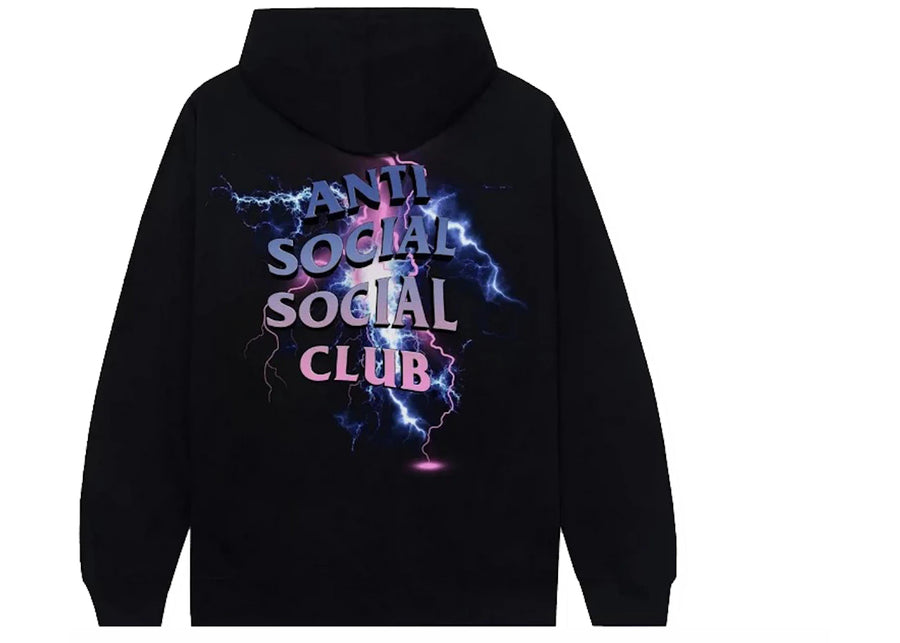 Anti Social Social Club Bolt From The Blue Hoodie Noir