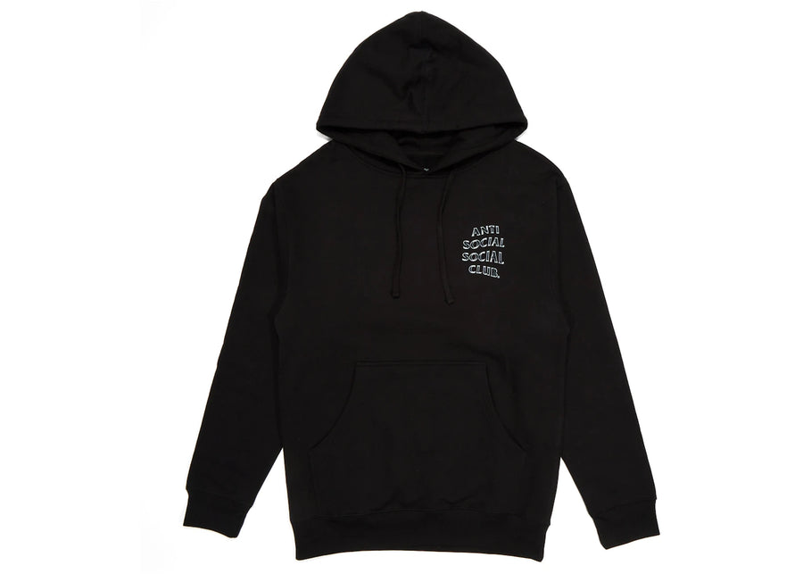 Sweat à capuche noir Anti Social Social Club Burnout