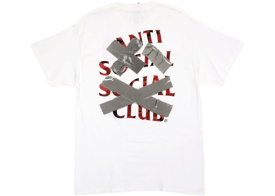 T-shirt blanc « Anti Social Social Club annulé (encore une fois) »
