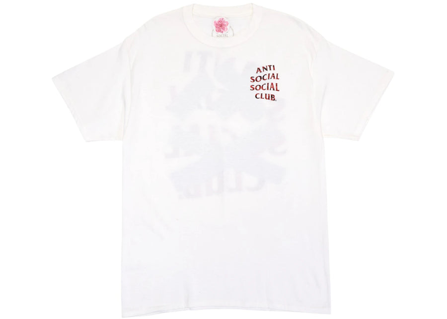 T-shirt blanc « Anti Social Social Club annulé (encore une fois) »