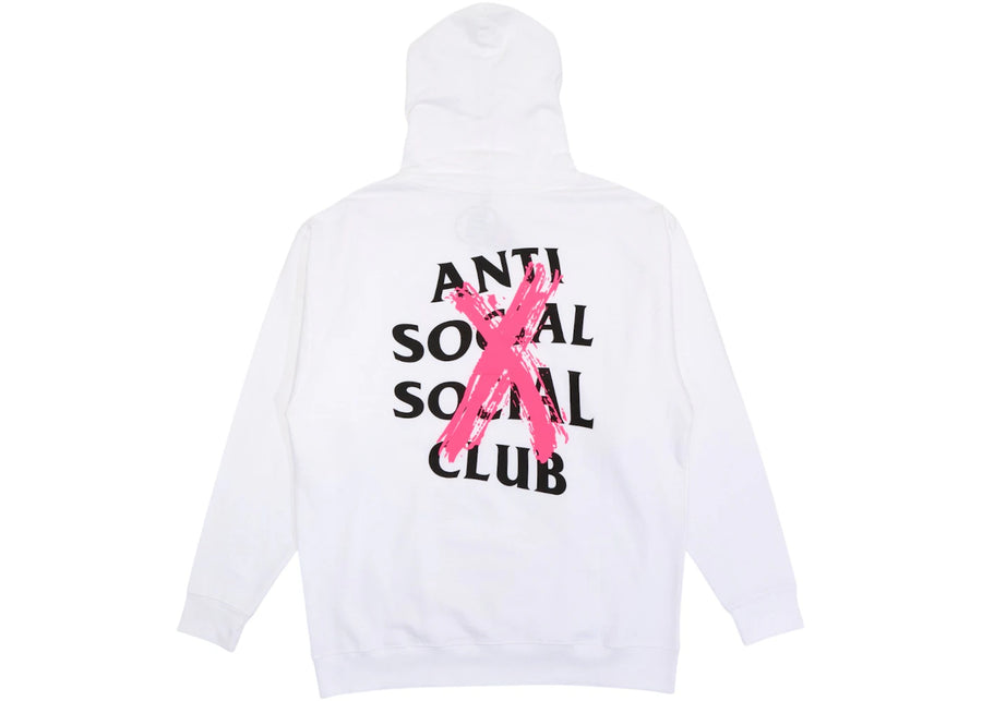 Anti Social Social Club Annulé Sweat à capuche blanc