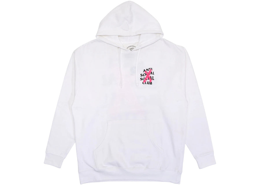 Anti Social Social Club Annulé Sweat à capuche blanc