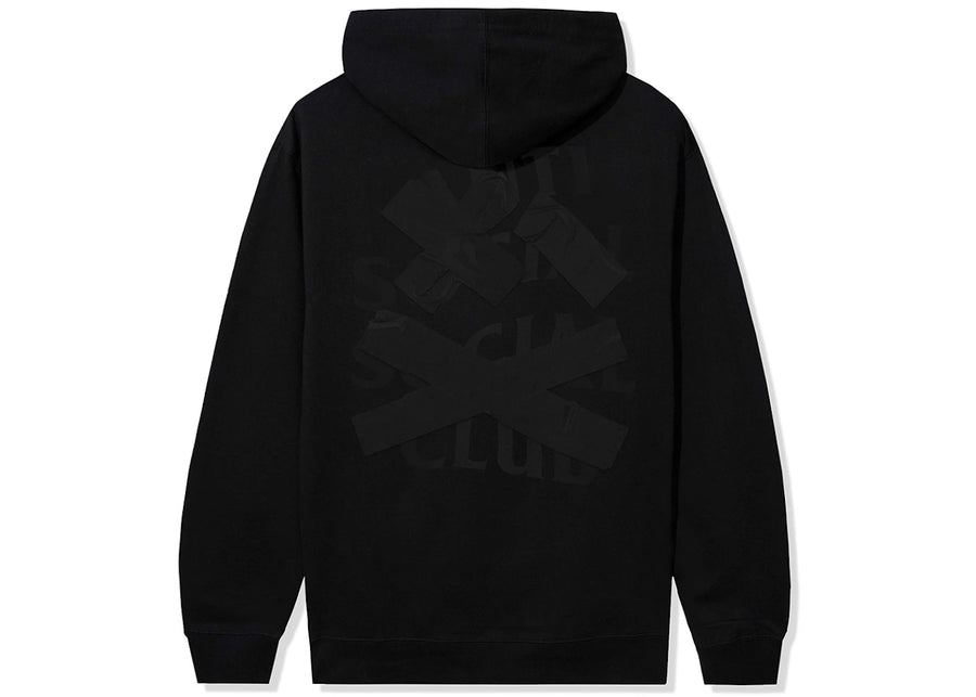 Anti Social Social Club Annulé Sweat à capuche noir ton sur ton