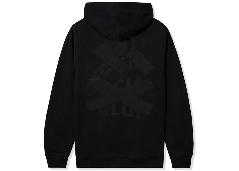 Anti Social Social Club Cancelled Tonal Hoodie Black