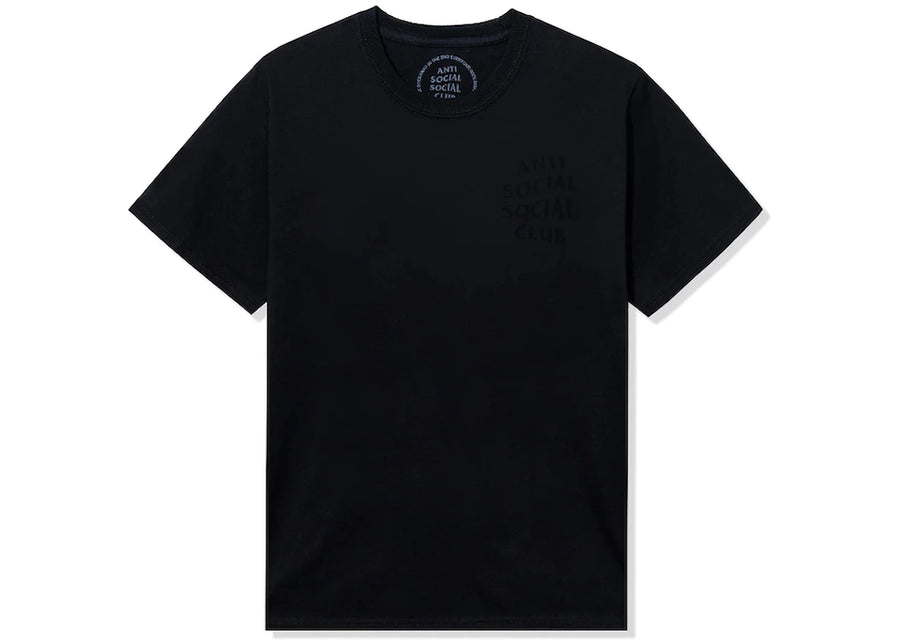 T-shirt noir Anti Social Social Club Canceled Tonal T-shirt
