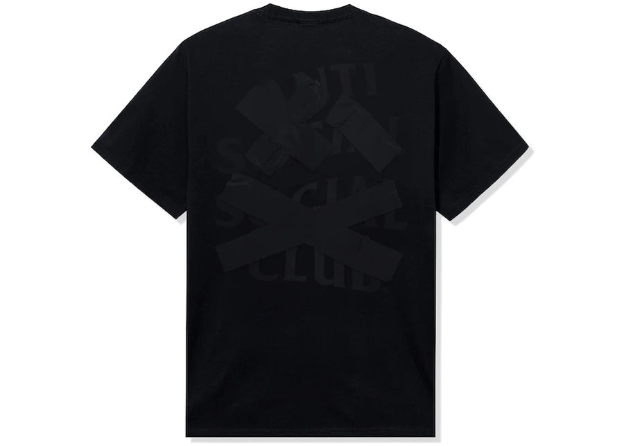 T-shirt noir Anti Social Social Club Canceled Tonal T-shirt
