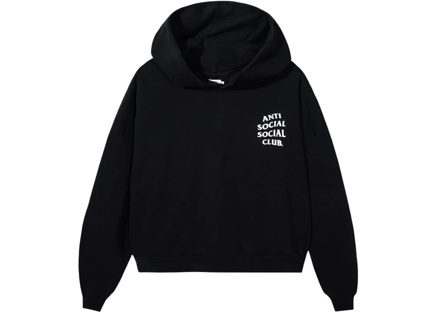 Sweat à capuche oversize confortable Anti Social Social Club noir