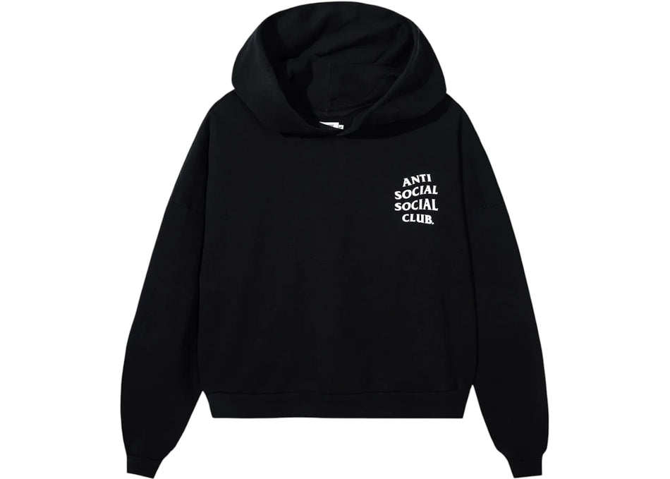 Anti Social Social Club Cozy Oversized Hoodie Black