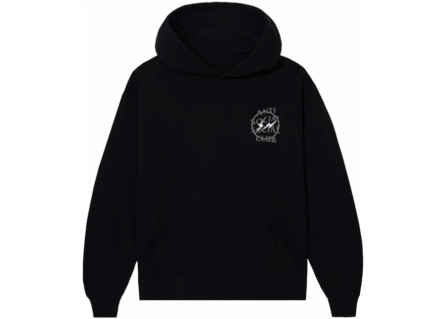 Sweat à capuche Anti Social Social Club Fragment Half Tone Noir/Gris